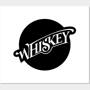 Whiskey Lettering Posters and Art